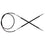 KnitPro Karbonz Circular Needles - US 6 (4.0mm) - 40" - Zoom Image