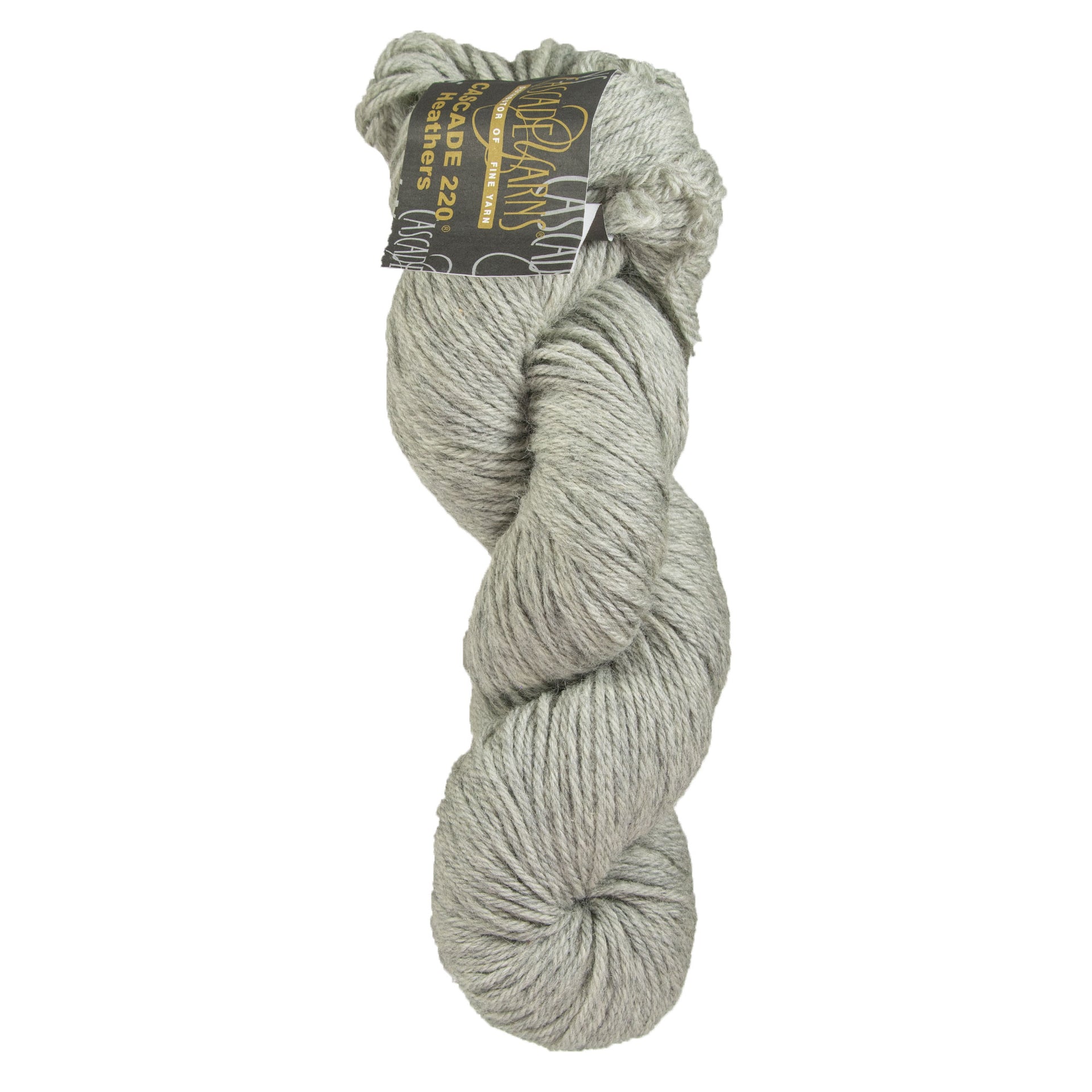 Cascade 220 Yarn - 8401 Silver Grey - Zoom Image
