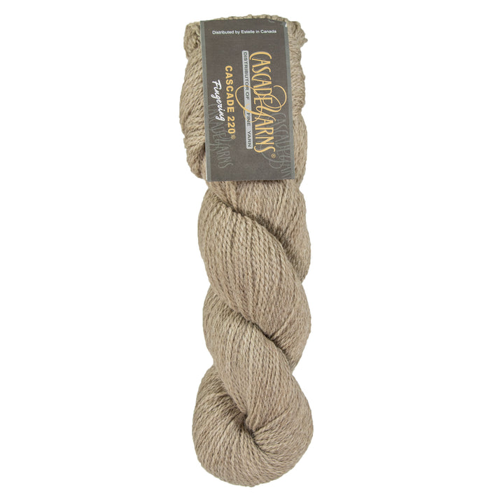 Cascade 220 Fingering Yarn - 8012 Doeskin Heather - Zoom Image