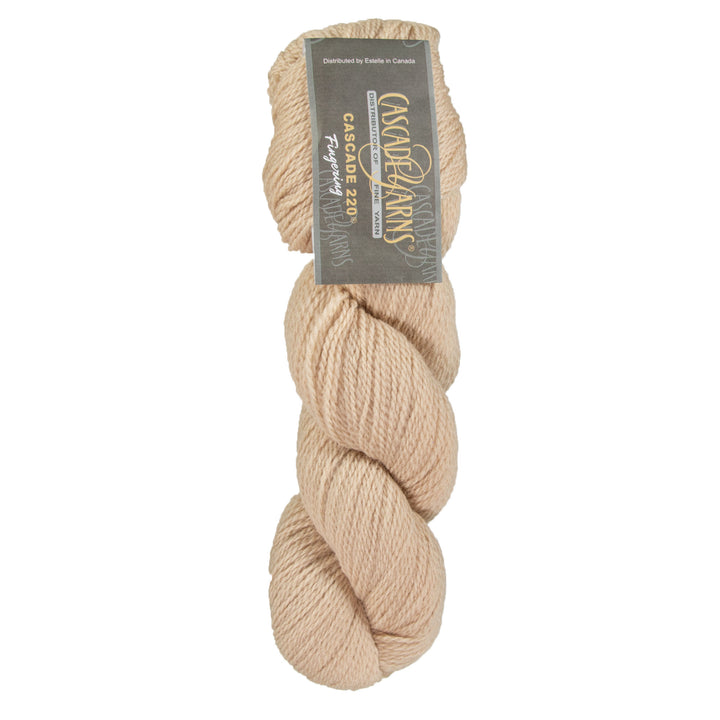 Cascade 220 Fingering Yarn - 8021 Beige - Zoom Image
