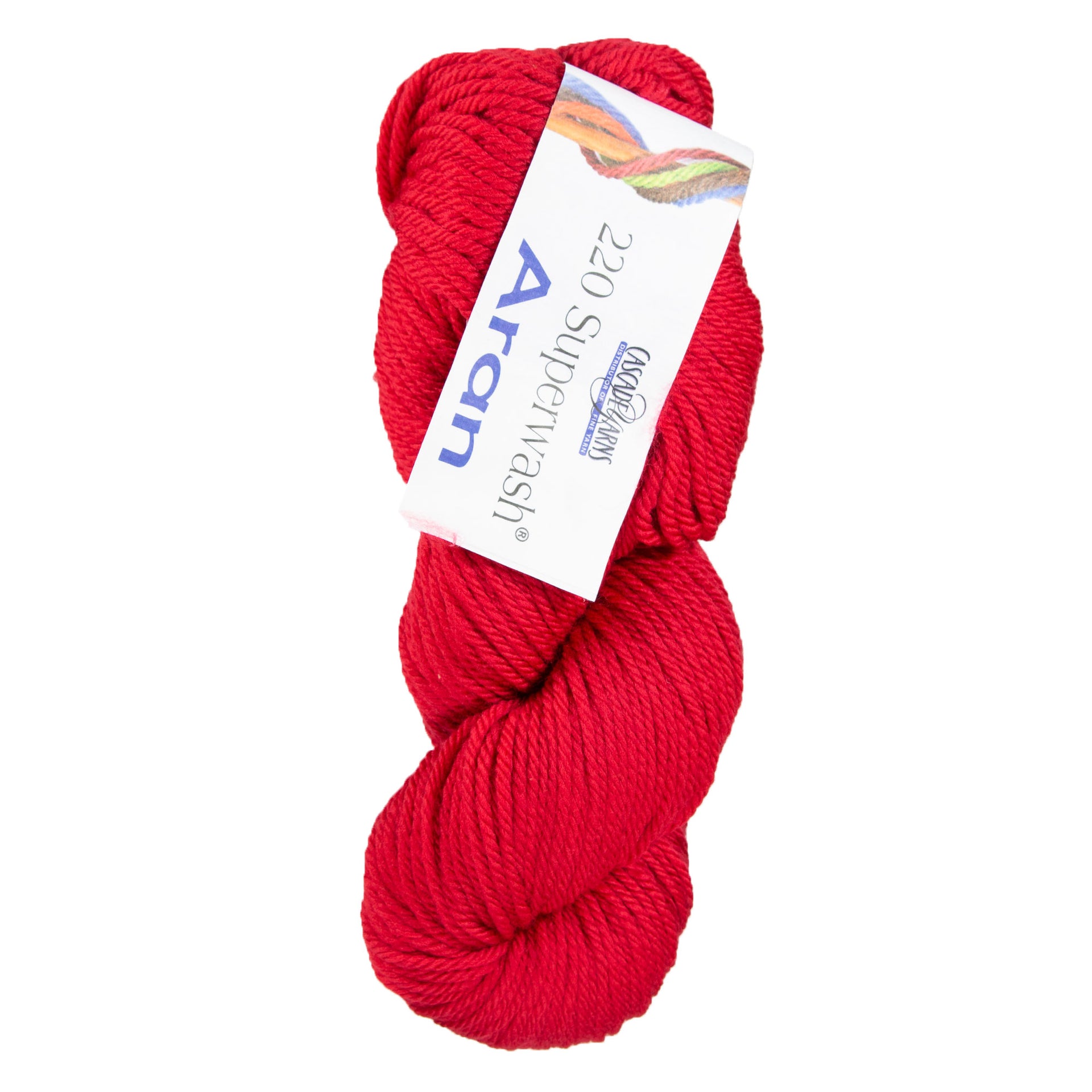 Cascade Yarns 220 Superwash Aran Yarn - 0809 Really Red - Zoom Image
