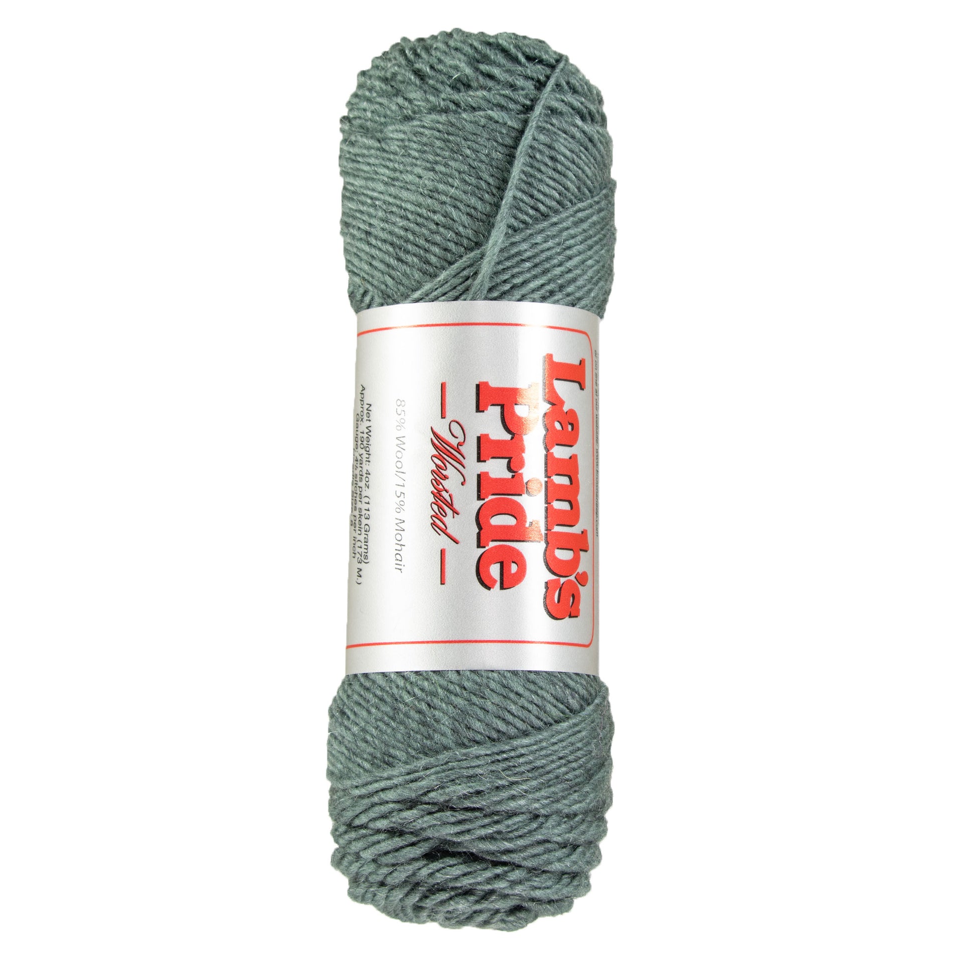Brown Sheep Lamb's Pride Worsted Yarn - M158 - Smokey Sage - Zoom Image
