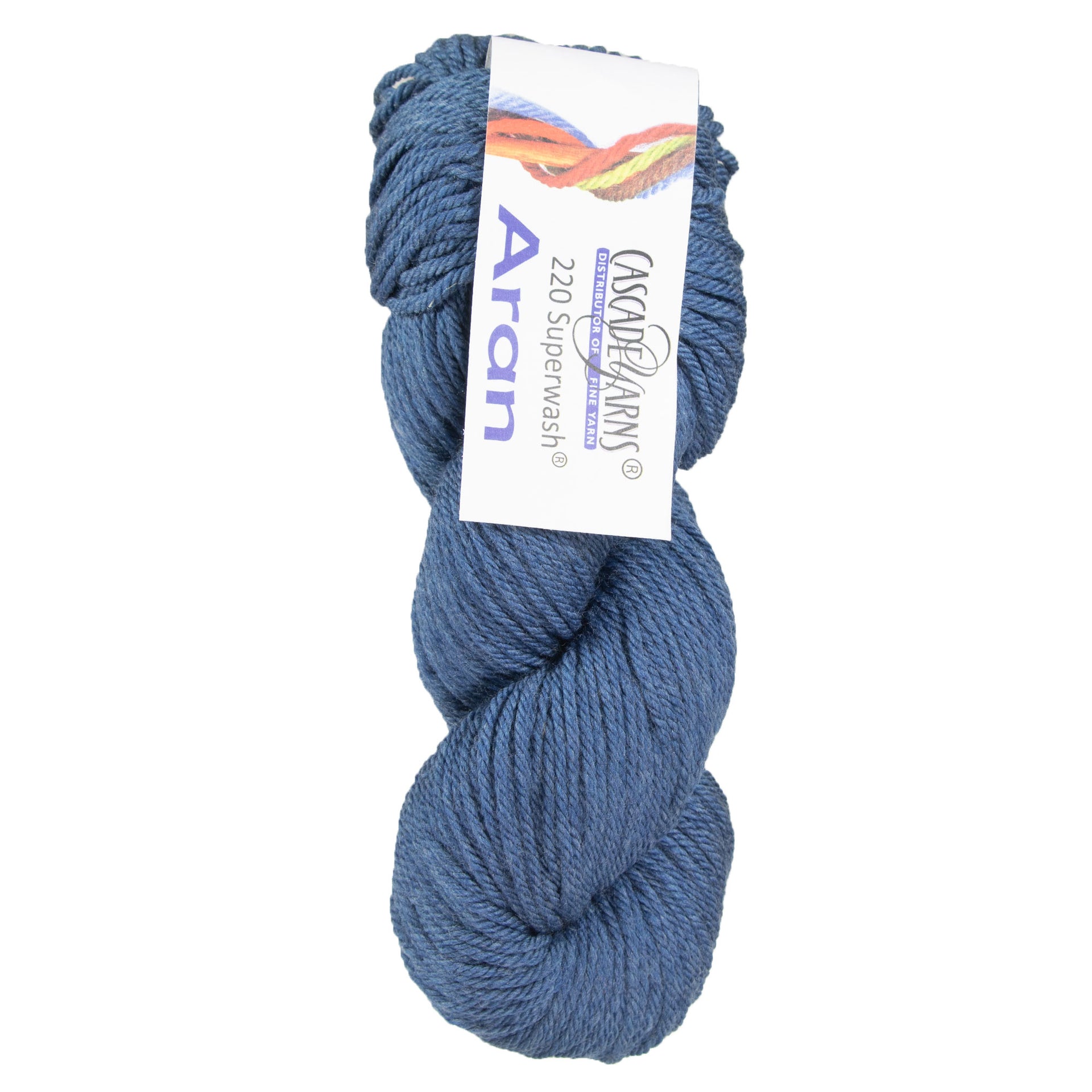 Cascade Yarns 220 Superwash Aran Yarn - 1958 Sapphire - Zoom Image
