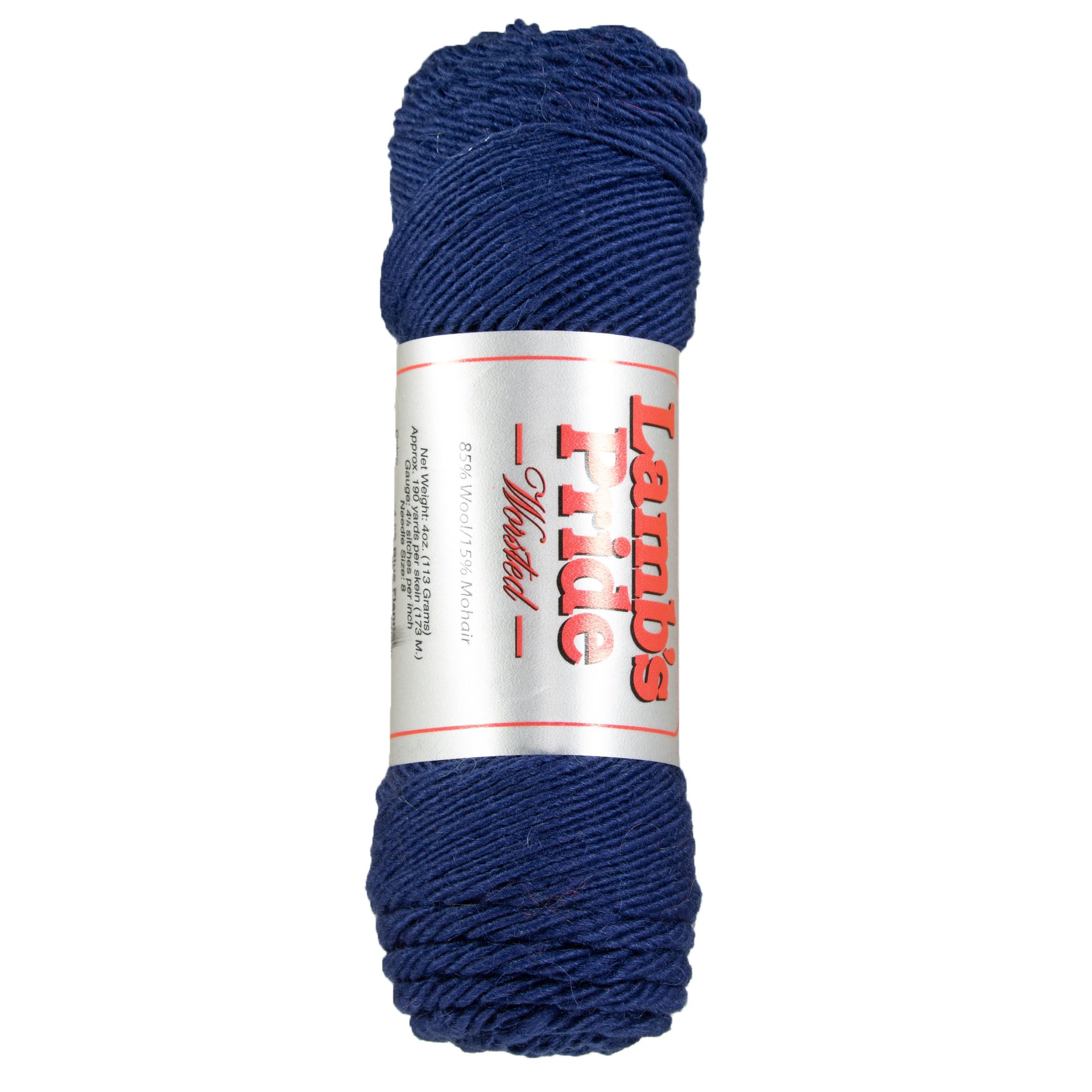 Brown Sheep Lamb's Pride Worsted Yarn - M082 Blue Flannel - Zoom Image
