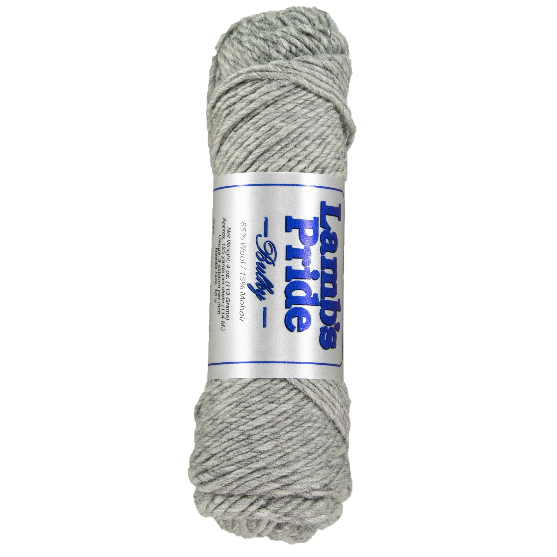 Brown Sheep Lamb's Pride Bulky Yarn - M003 - Grey Heather - Zoom Image
