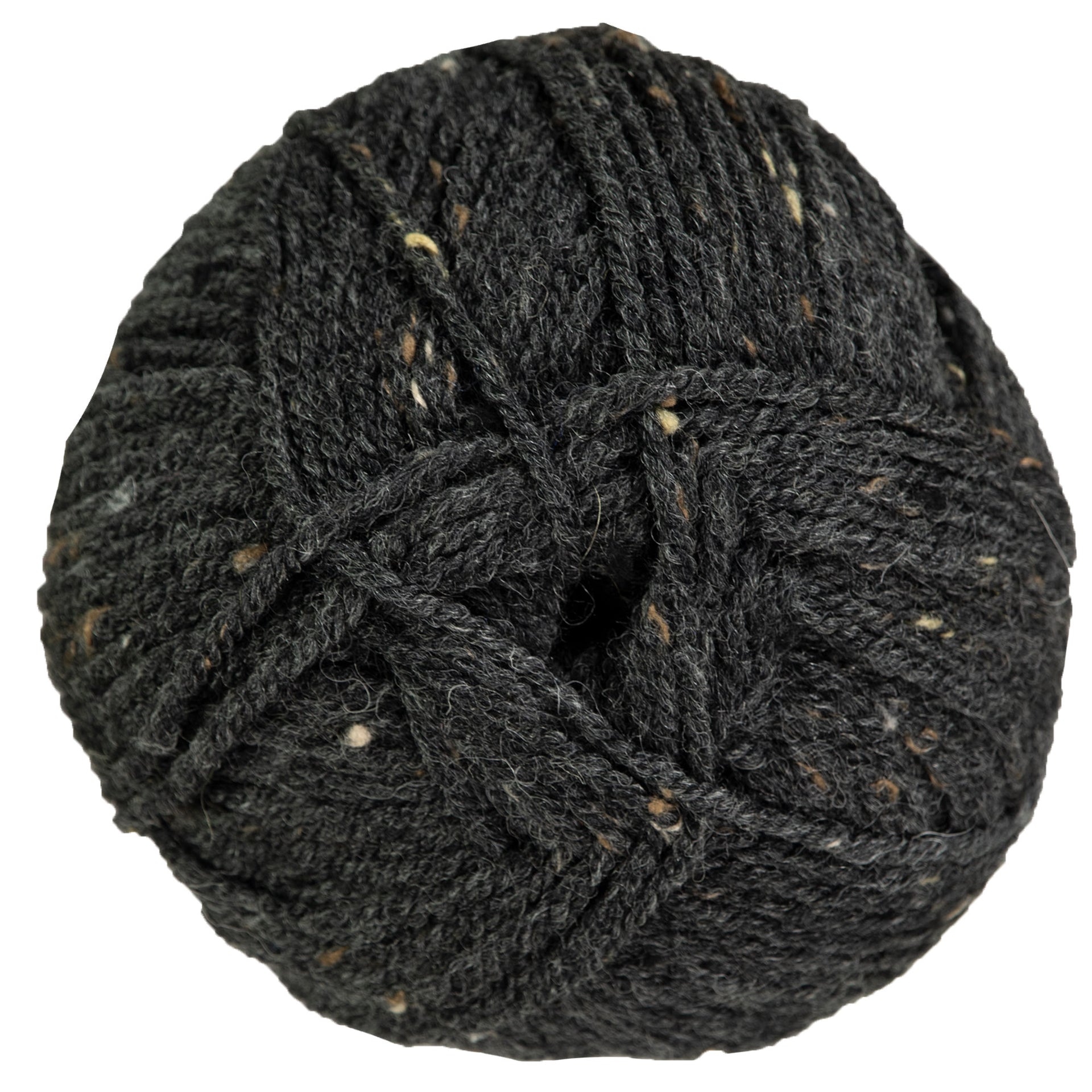 Plymouth Yarn Encore Tweed Yarn - T520 Dark Grey - Zoom Image
