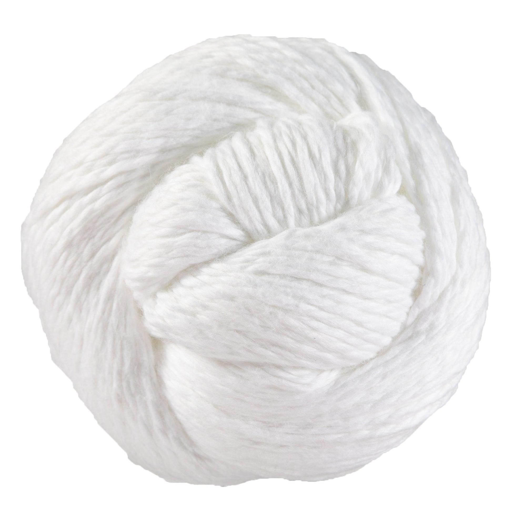 Blue Sky Fibers Organic Cotton Yarn - 615 - Tulip (White) - Zoom Image
