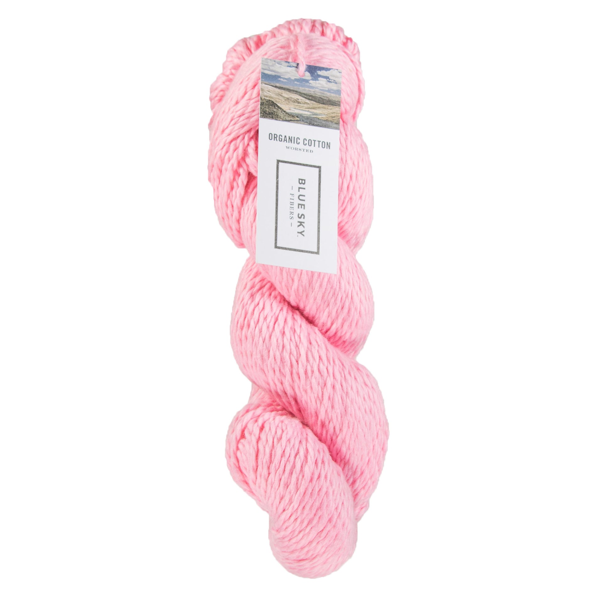 Blue Sky Fibers Organic Cotton Yarn - 642 - Pink Parfait - Zoom Image
