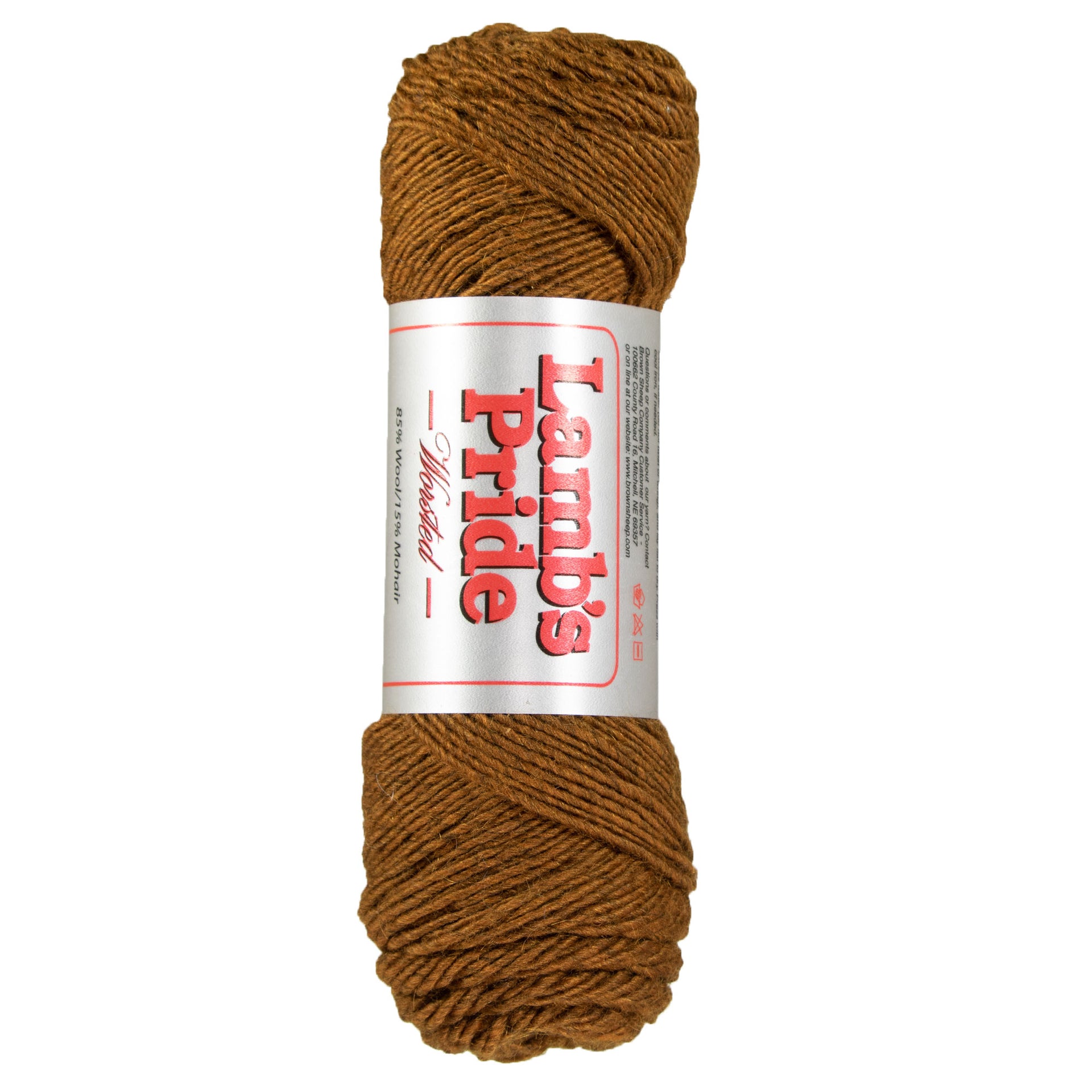 Brown Sheep Lamb's Pride Worsted Yarn - M178 - Warm Caramel - Zoom Image
