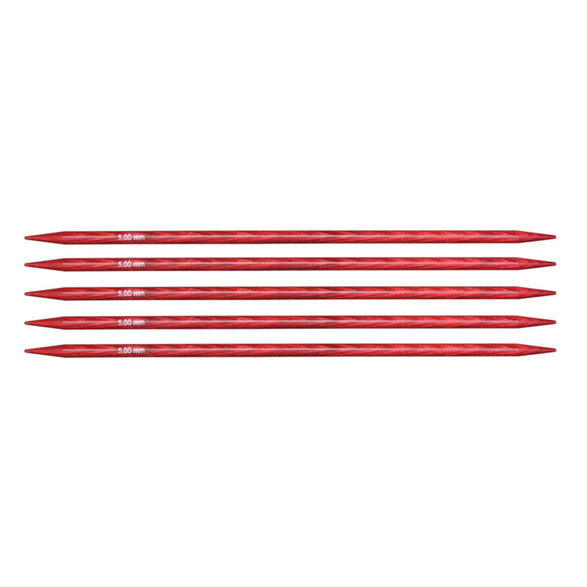 KnitPro Dreamz Double Point Needles - US 8 - 6" (5.0mm) Cherry Blossom - Zoom Image
