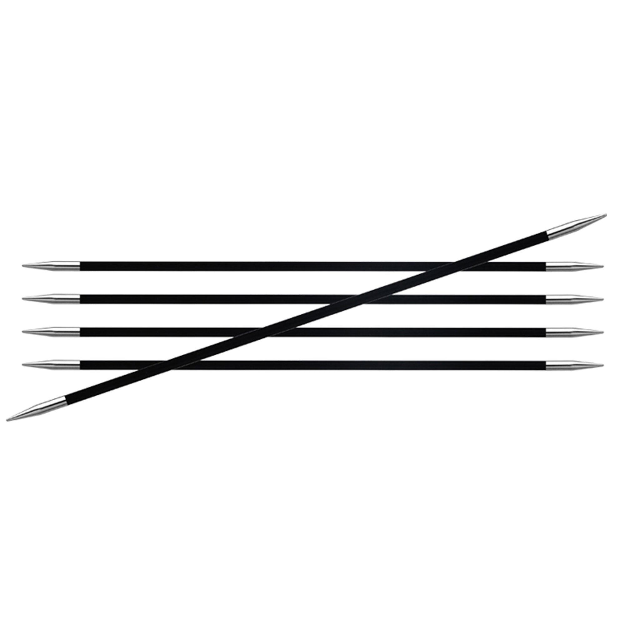 KnitPro Karbonz Double Point Needles - US 7 (4.5mm) - 8" - Zoom Image