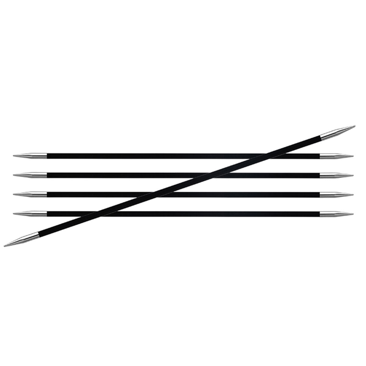 KnitPro Karbonz Double Point Needles - US 7 (4.5mm) - 8" - Extra Image