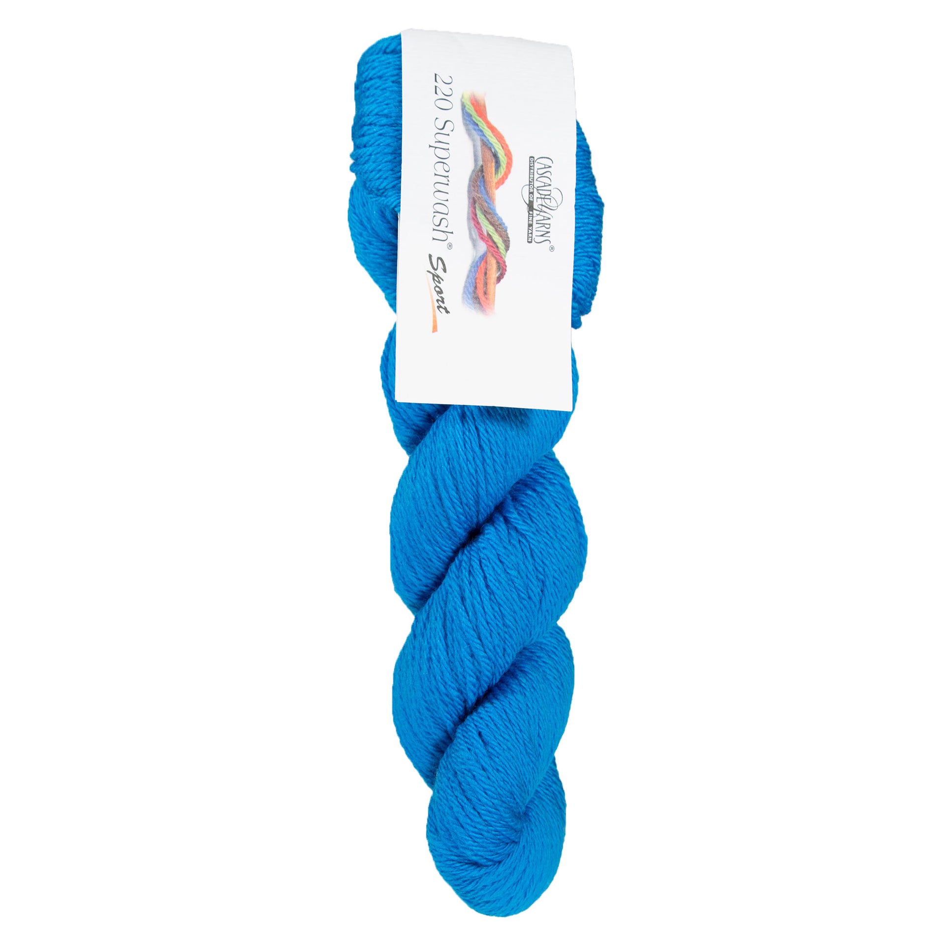Cascade Yarns 220 Superwash Sport Yarn - 0224 Methyl Blue - Zoom Image
