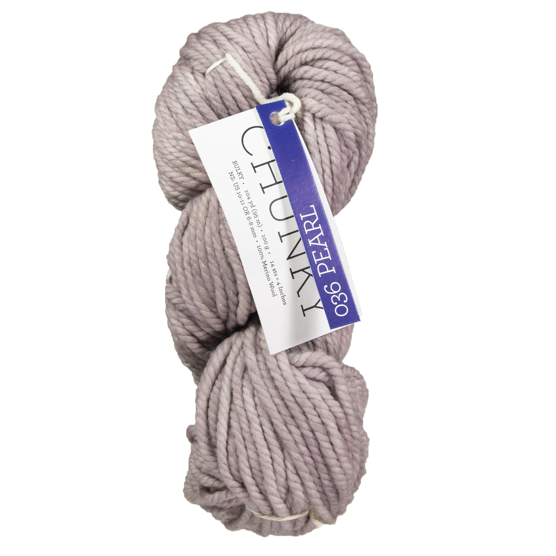 Malabrigo Chunky Yarn - 036 Pearl - Zoom Image
