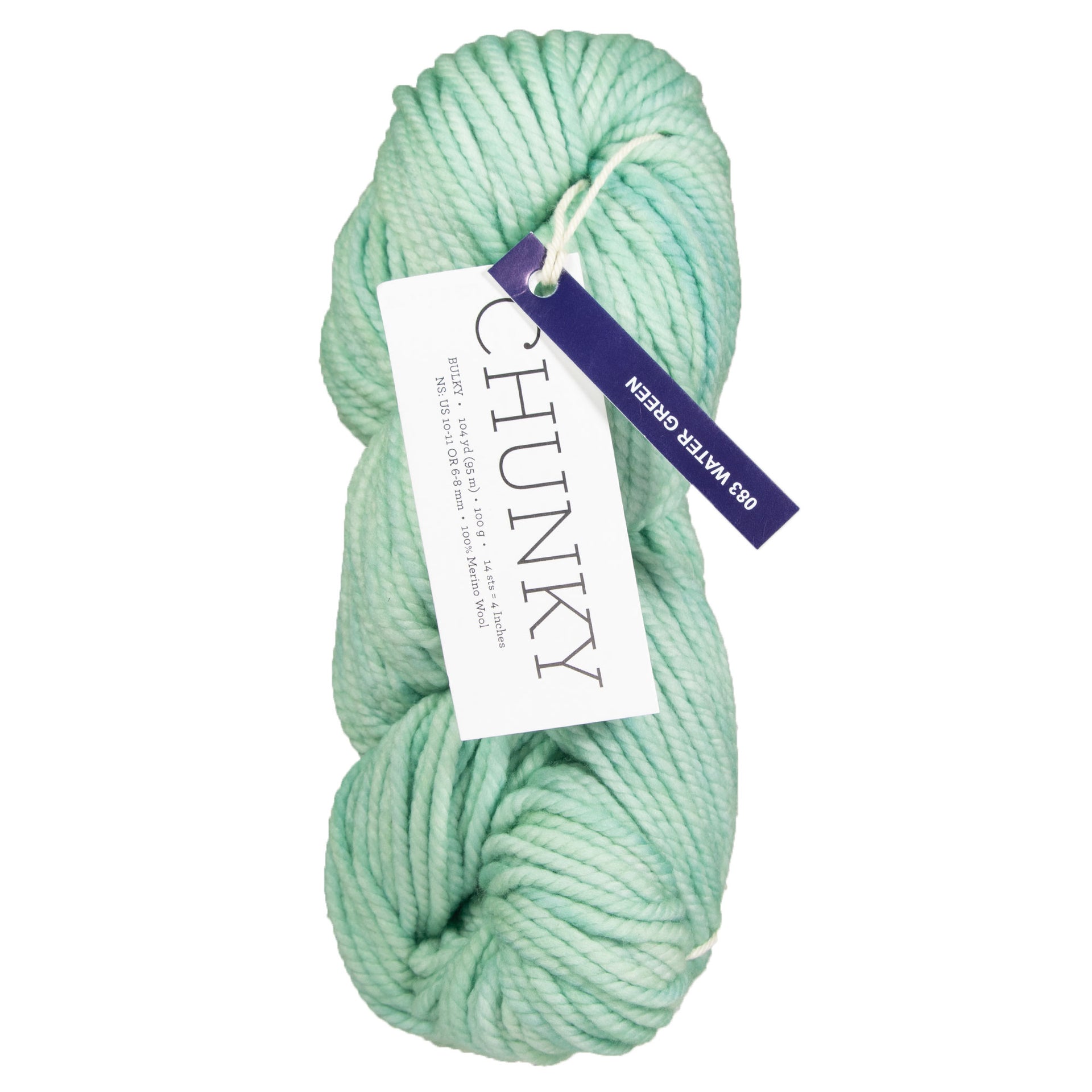 Malabrigo Chunky Yarn - 083 Water Green - Zoom Image
