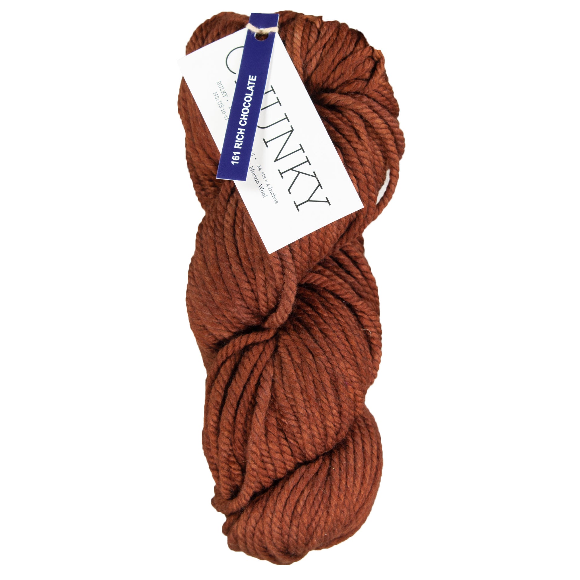 Malabrigo Chunky Yarn - 161 Rich Chocolate - Zoom Image
