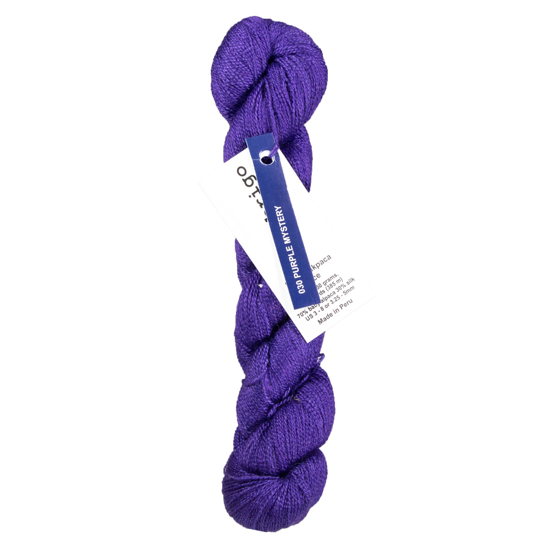 Malabrigo Silkpaca Yarn - 030 Purple Mystery - Zoom Image
