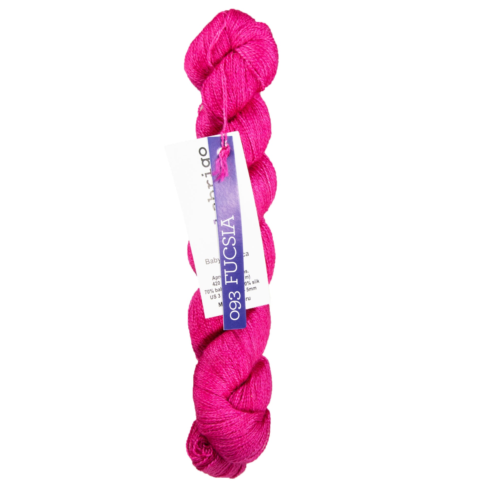 Malabrigo Silkpaca Yarn - 093 Fuchsia - Zoom Image
