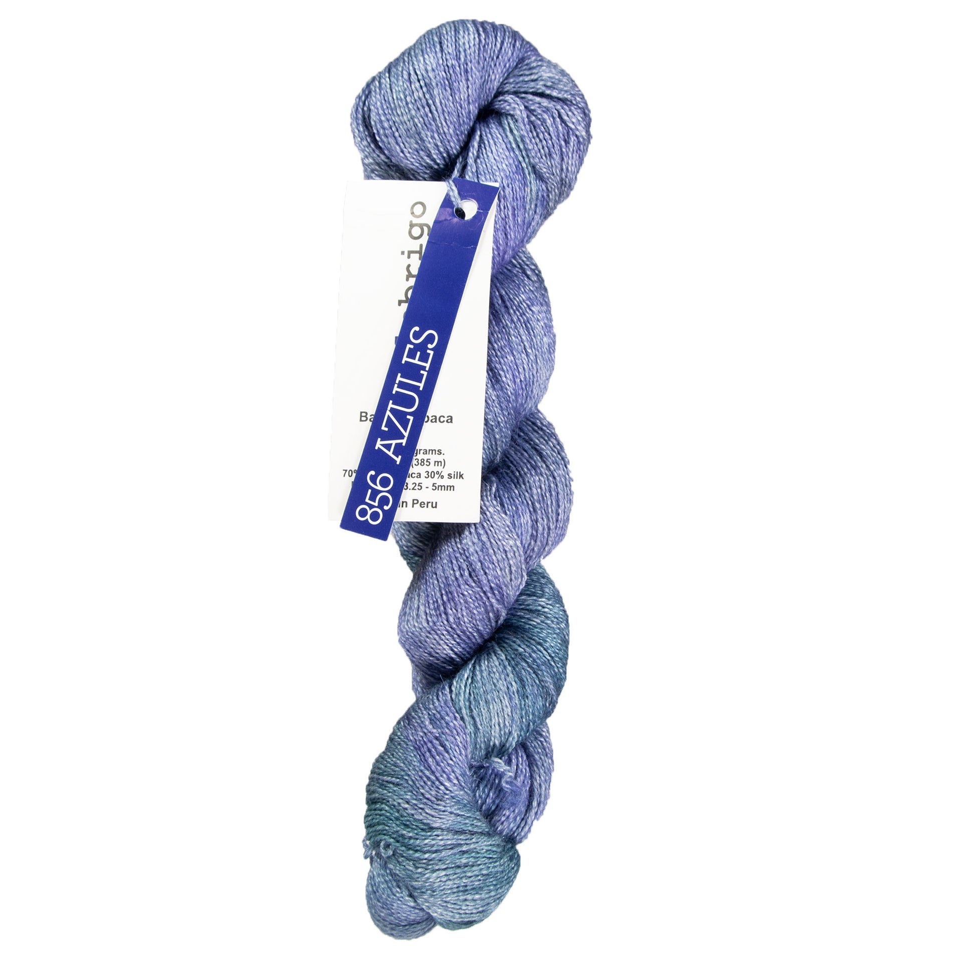Malabrigo Silkpaca Yarn - 856 Azules - Zoom Image
