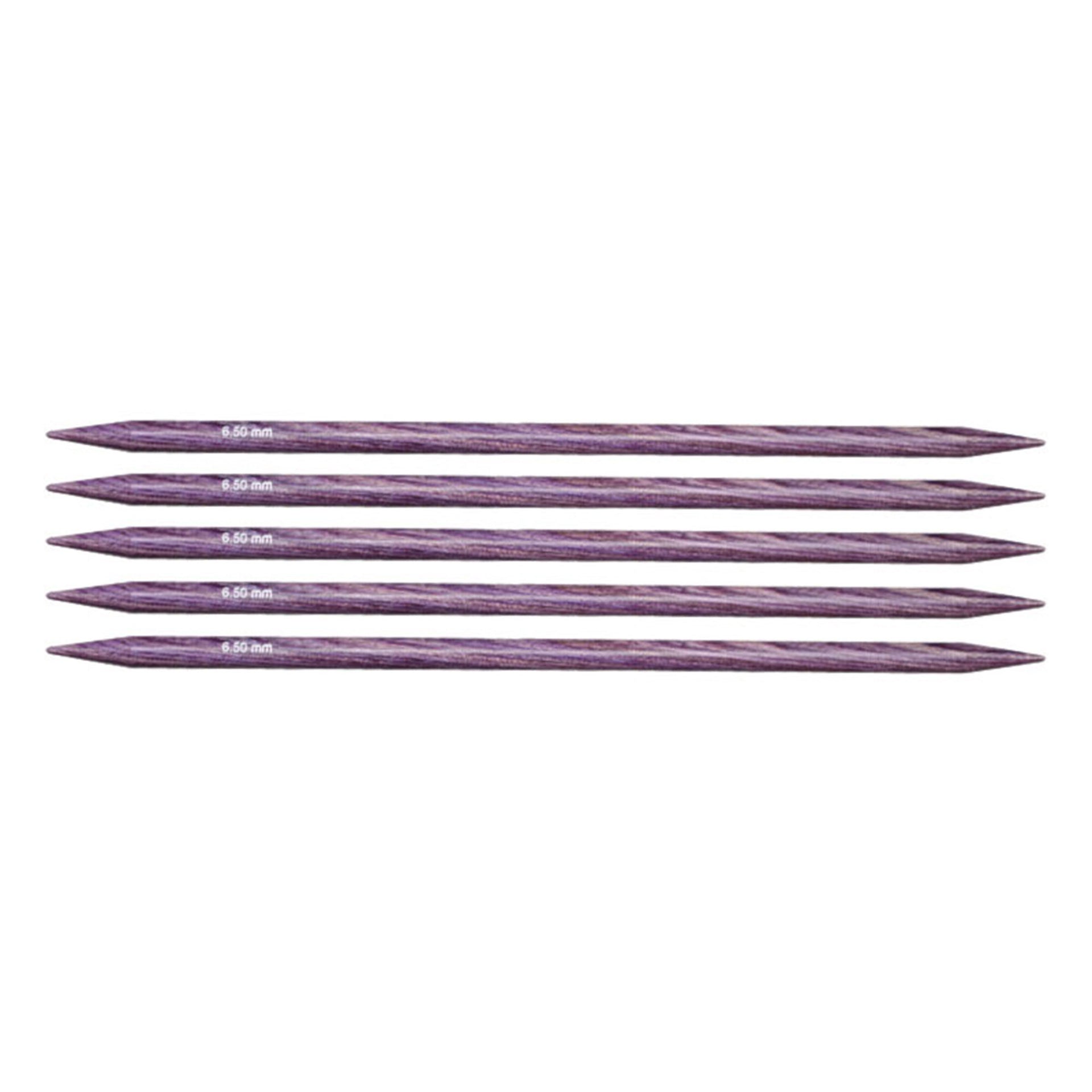 KnitPro Dreamz Double Point Needles - US 10.5 - 6" (6.5mm) Purple Passion - Zoom Image

