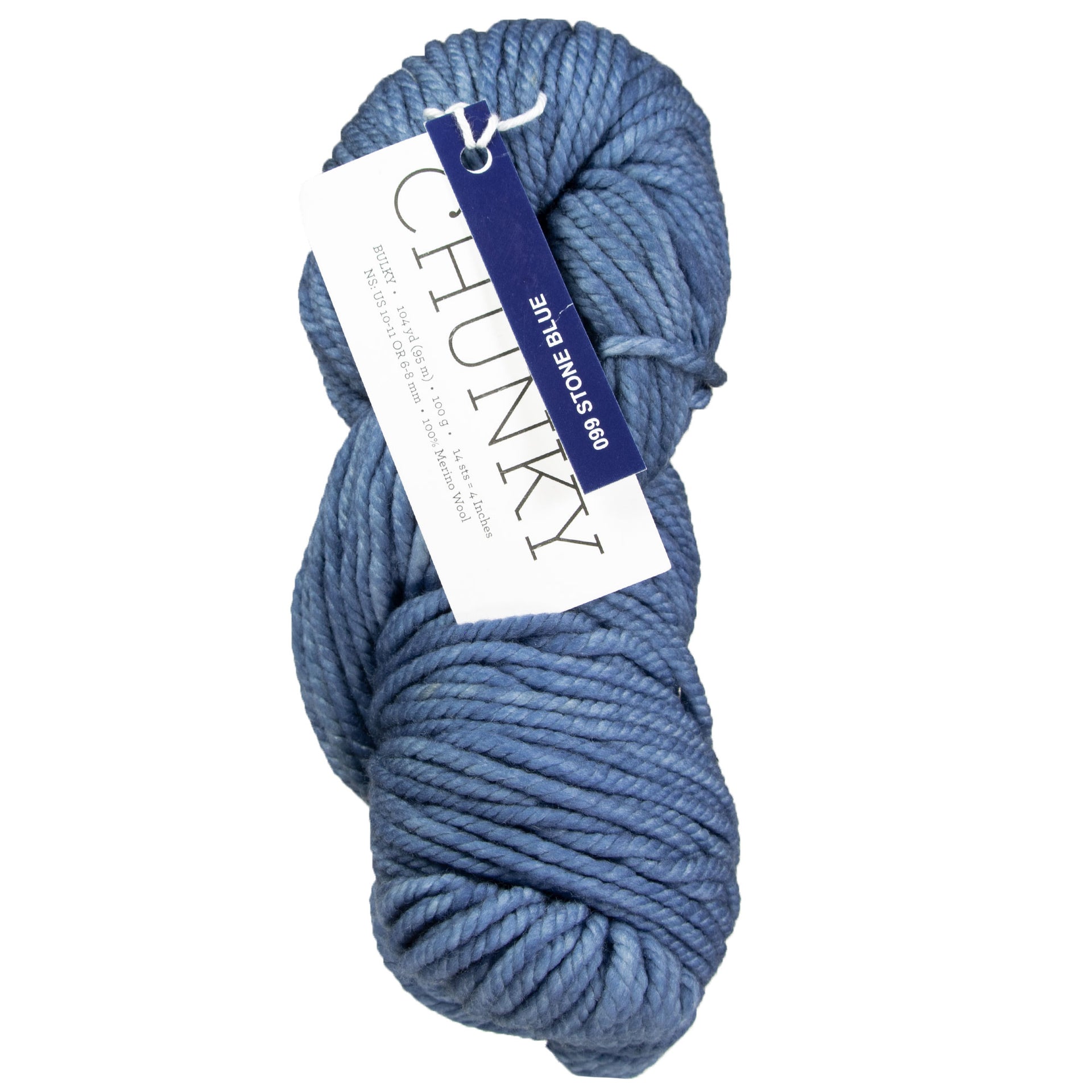 Malabrigo Chunky Yarn - 099 Stone Blue - Zoom Image
