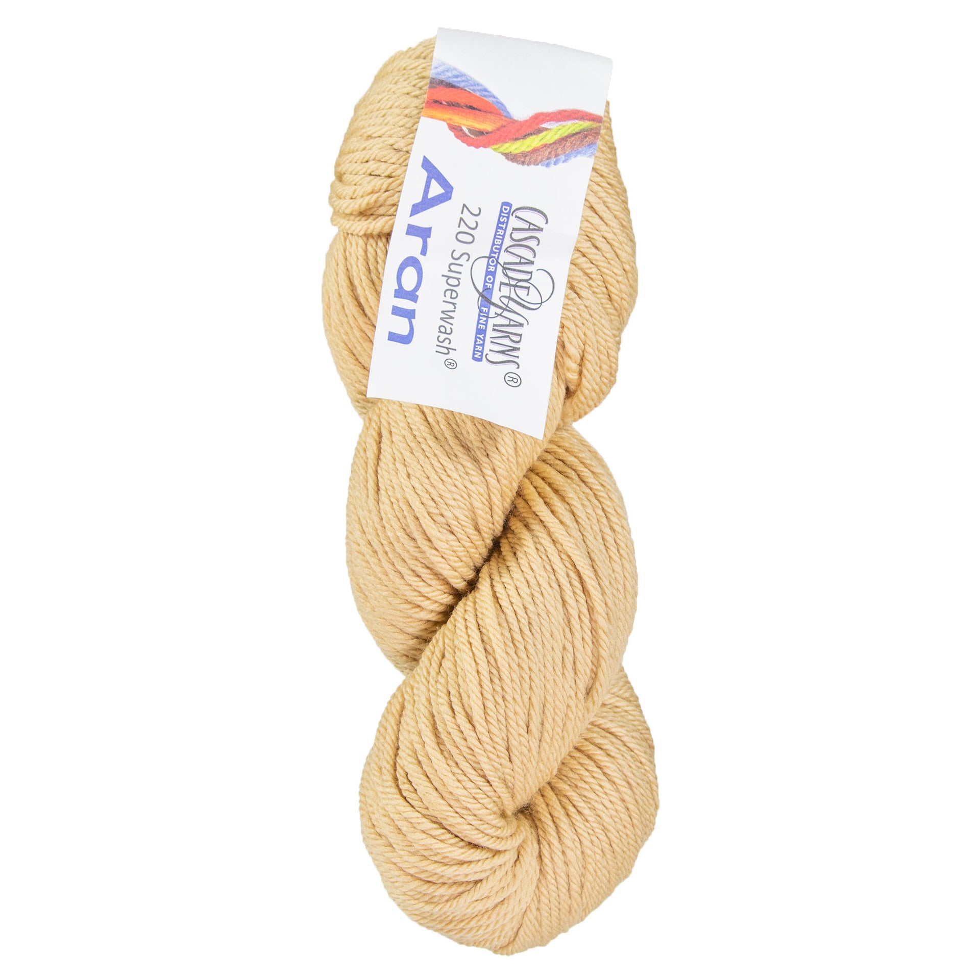 Cascade Yarns 220 Superwash Aran Yarn - 0201 Sesame - Zoom Image
