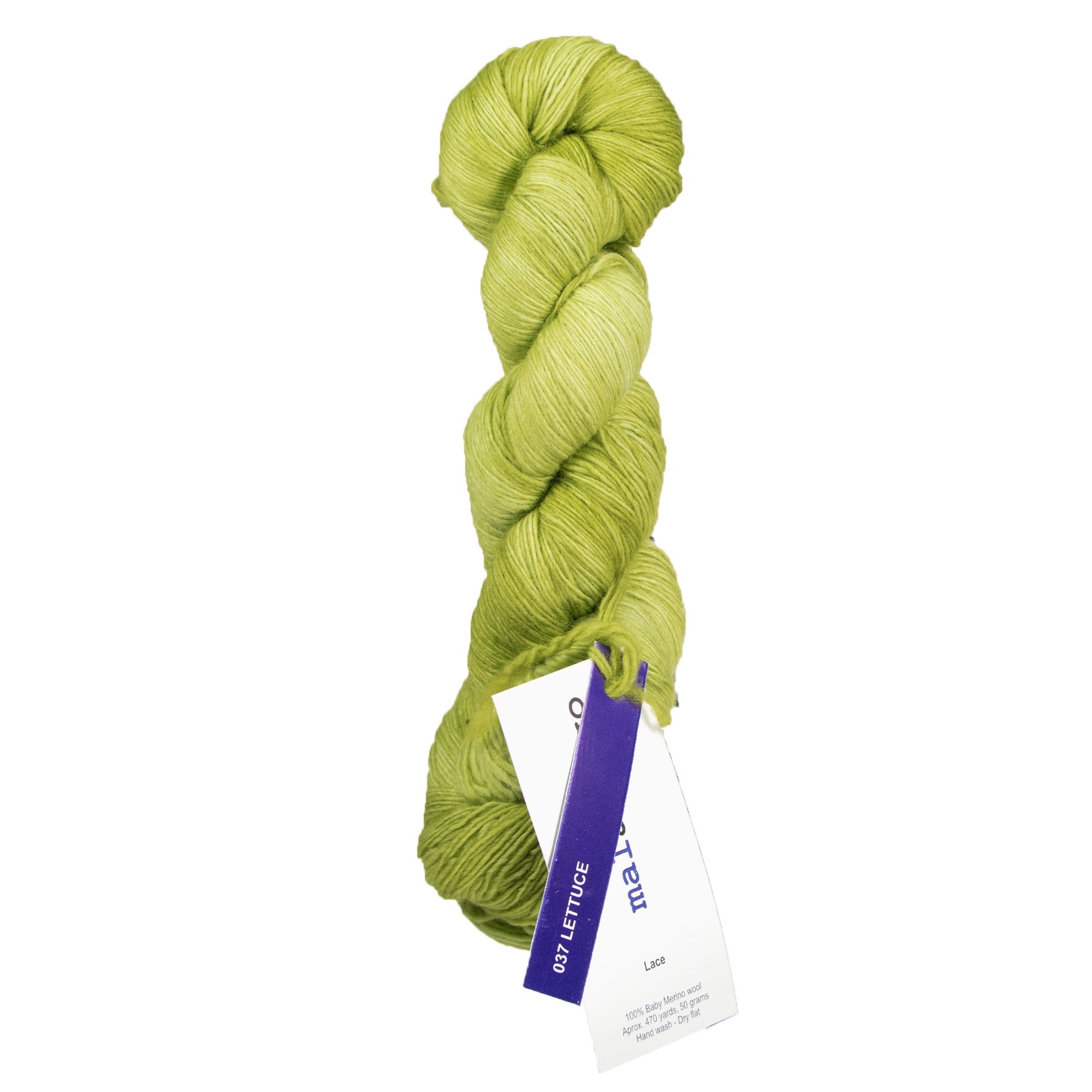 Malabrigo Lace Yarn - 037 Lettuce - Zoom Image