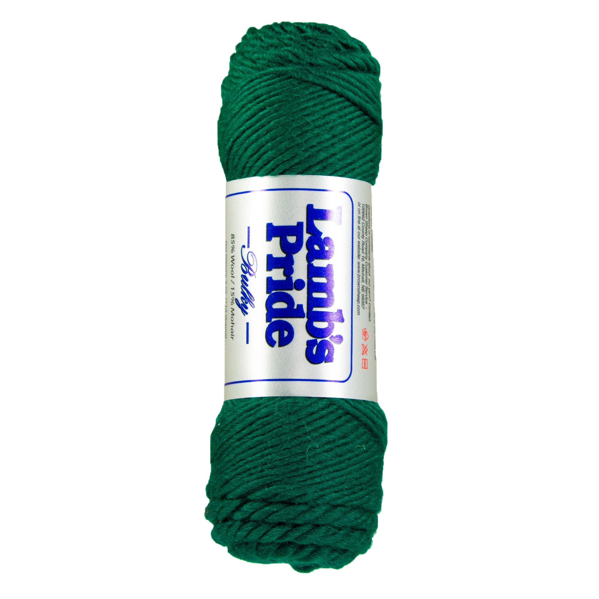 Brown Sheep Lamb's Pride Bulky Yarn - M165 - Christmas Green - Zoom Image
