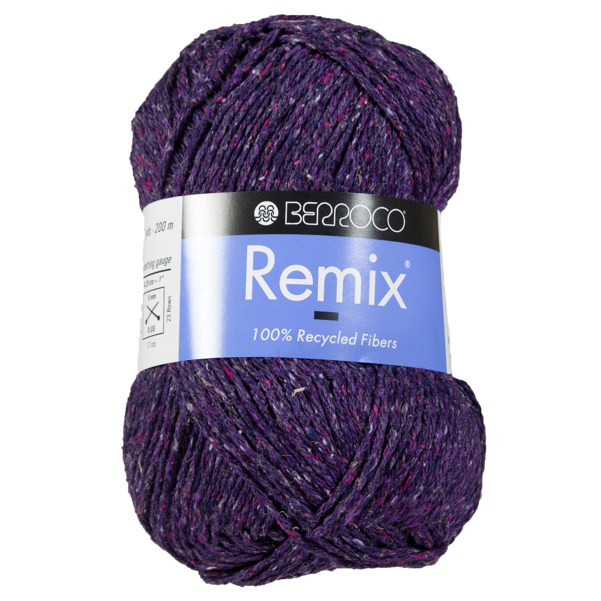 Berroco Remix Yarn - 3973 Eggplant - Zoom Image

