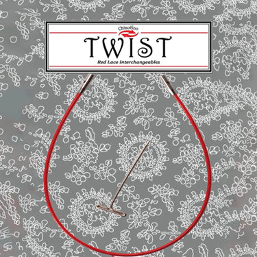 ChiaoGoo TWIST Red Cables Needles - 08"/20cm [L] - Zoom Image