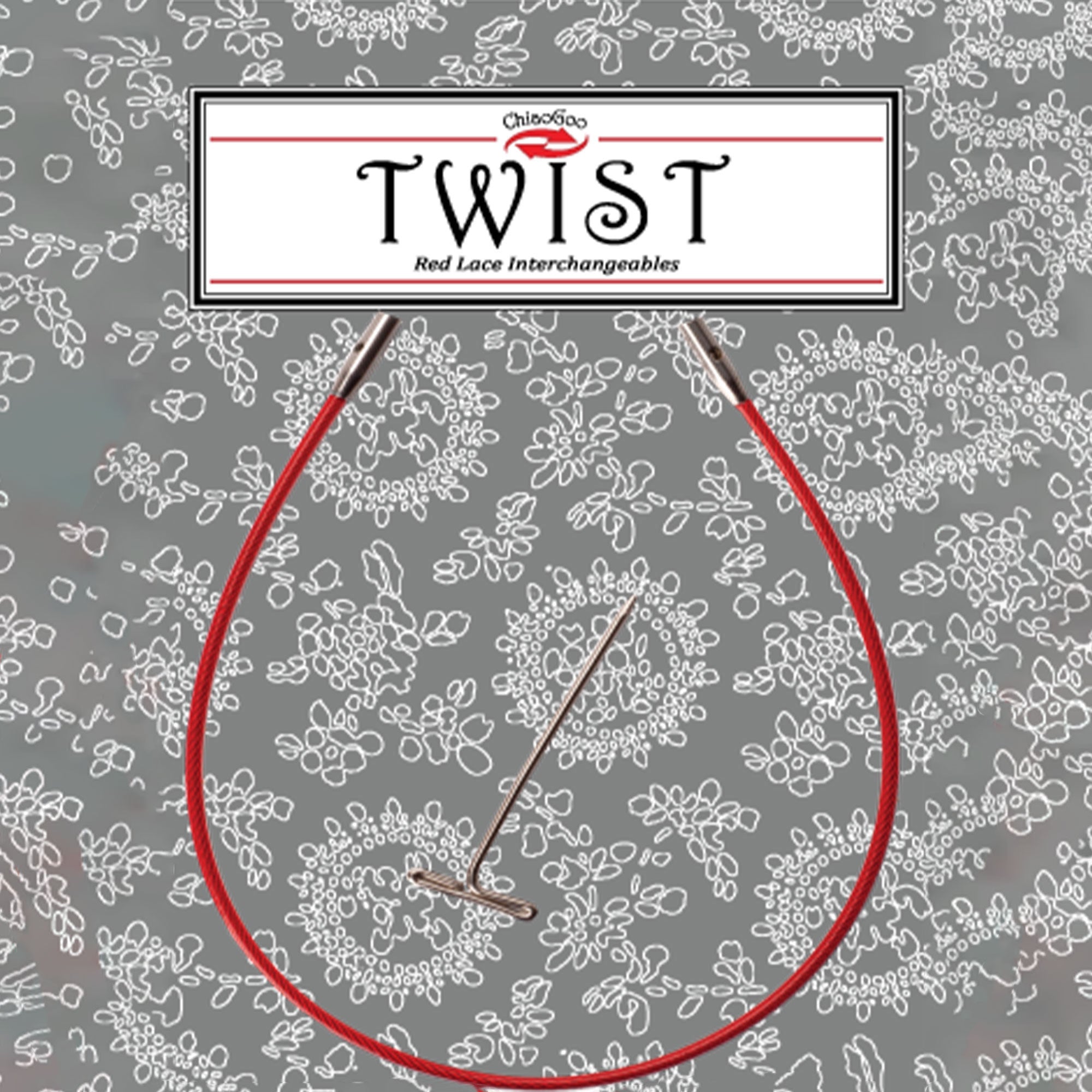 ChiaoGoo TWIST Red Cables Needles - 08"/20cm [L] - Zoom Image