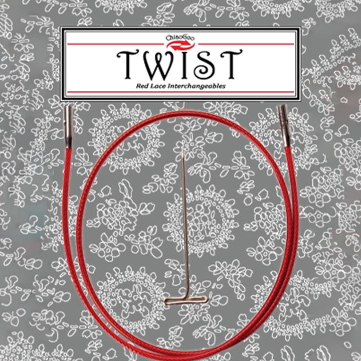 ChiaoGoo TWIST Red Cables Needles - 22"/55cm [S] - Extra Image