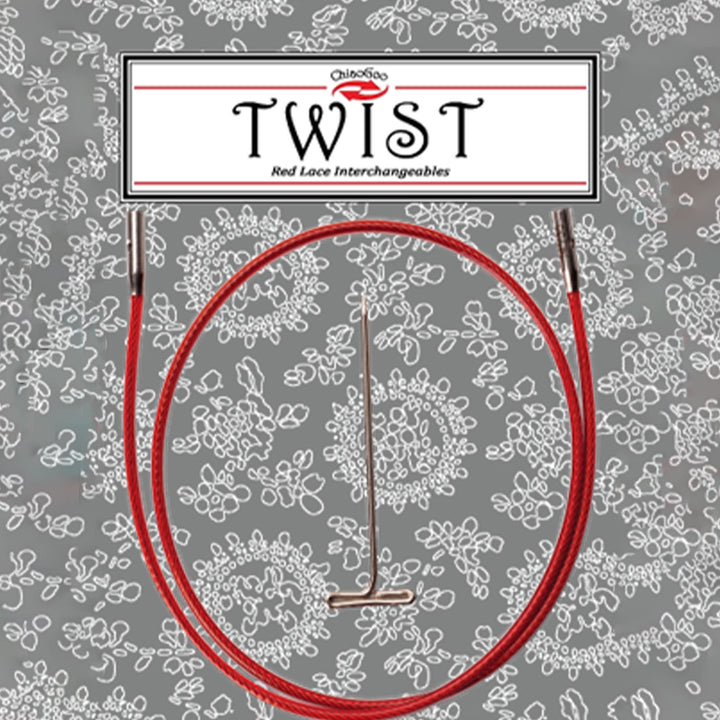 ChiaoGoo TWIST Red Cables Needles - 22"/55cm [L] - Zoom Image
