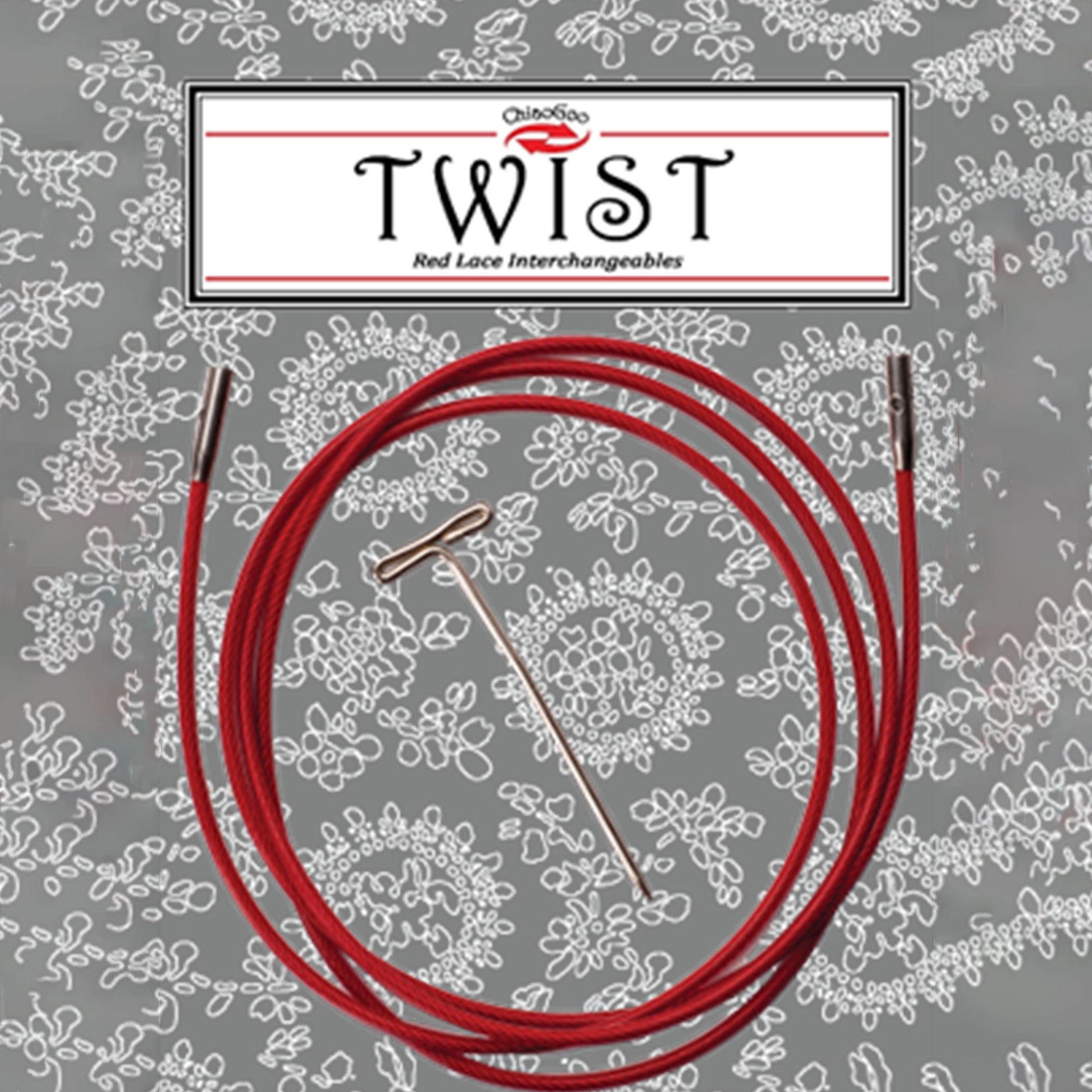 ChiaoGoo TWIST Red Cables Needles - 37"/93cm [L] - Zoom Image
