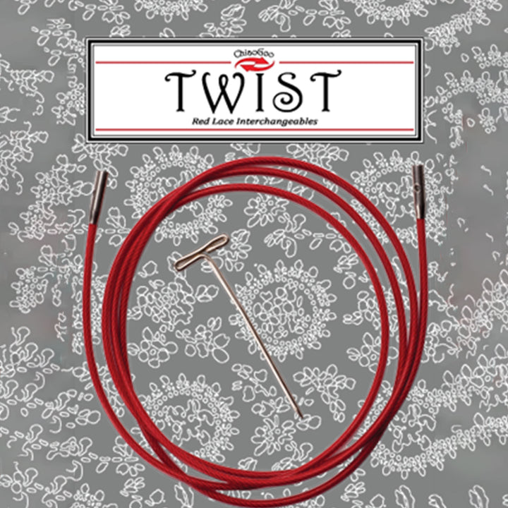 ChiaoGoo TWIST Red Cables Needles - 37"/93cm [L] - Zoom Image