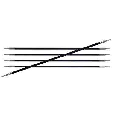 KnitPro Karbonz Double Point Needles - US 4 (3.5mm) - 8" - Zoom Image