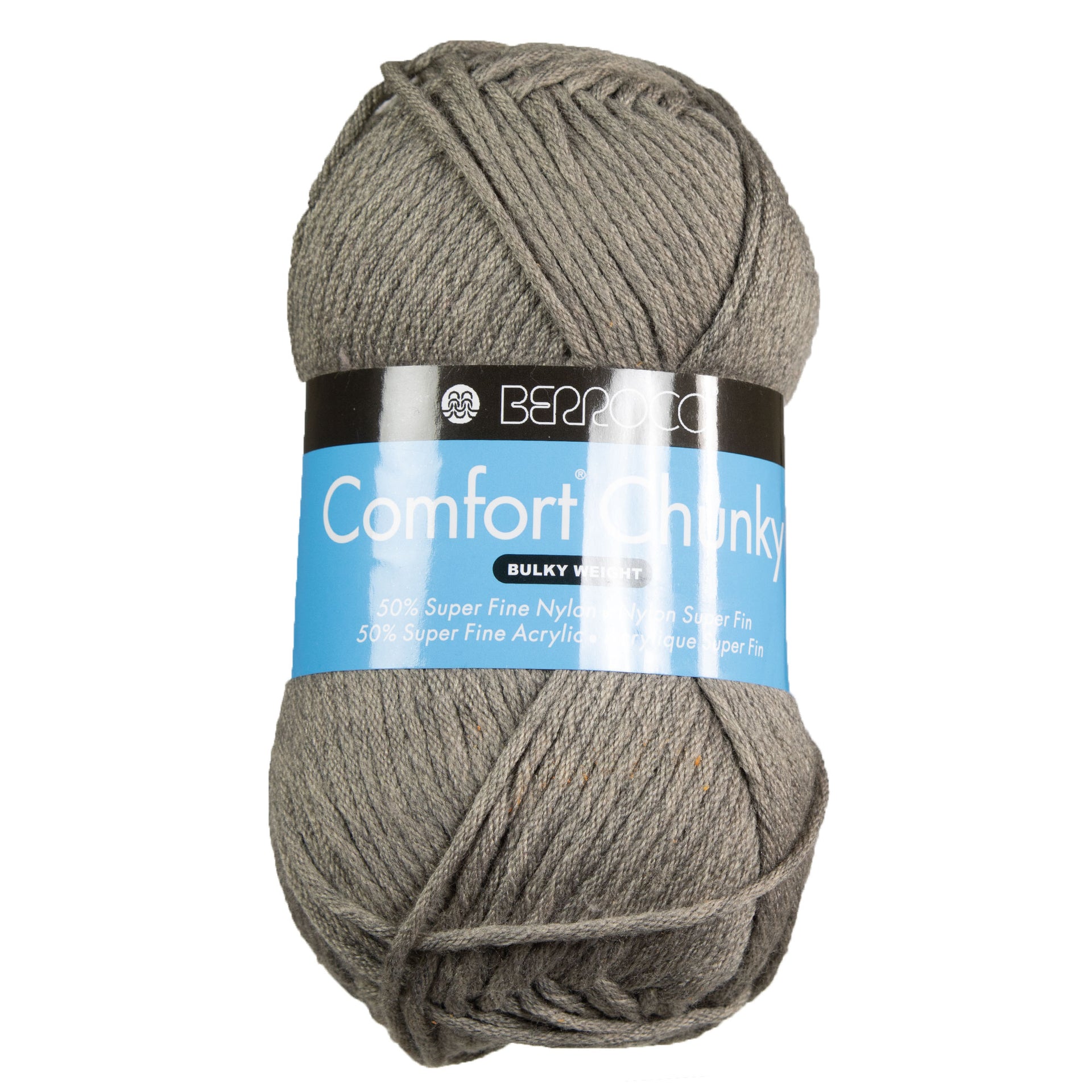 Berroco Comfort Chunky Yarn - 5771 Driftwood Heather - Zoom Image
