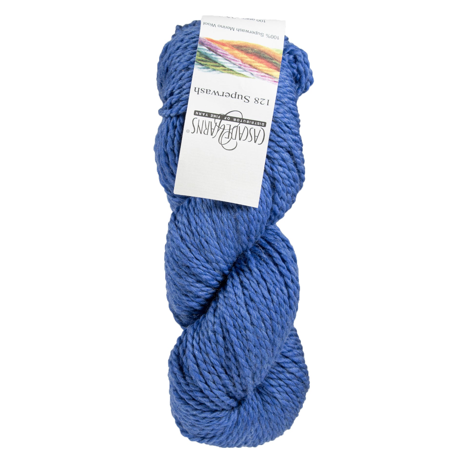 Cascade Yarns 128 Superwash Yarn - 1951 Sapphire Heather - Zoom Image
