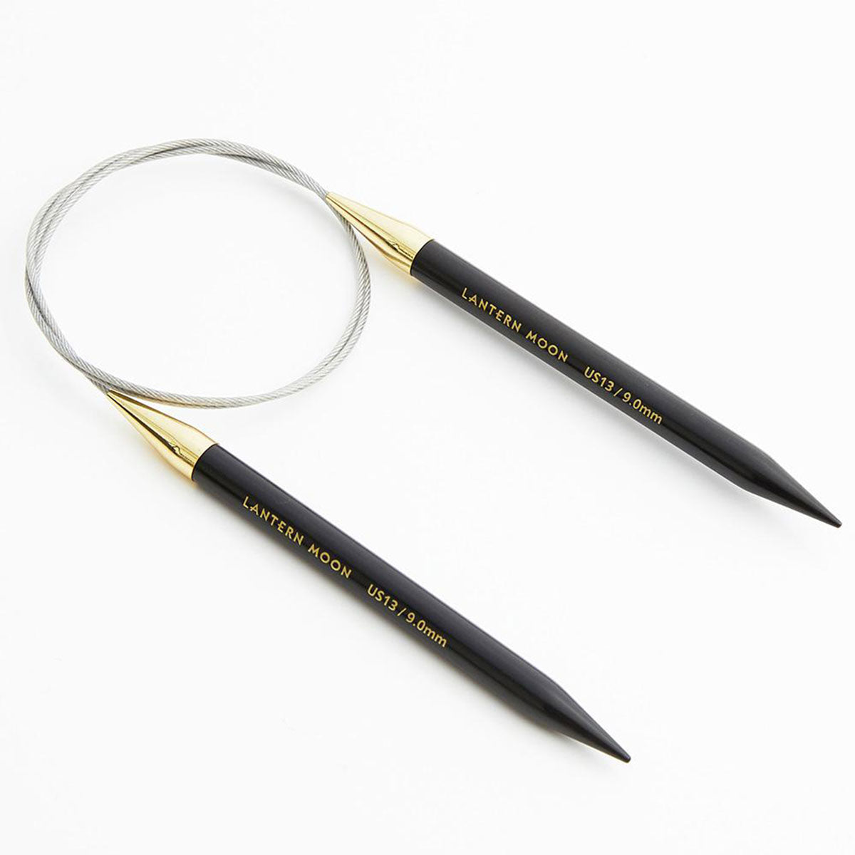 Lantern Moon Ebony Destiny Circular Needles - US 6 (4.00mm) - 16" - Extra Image
