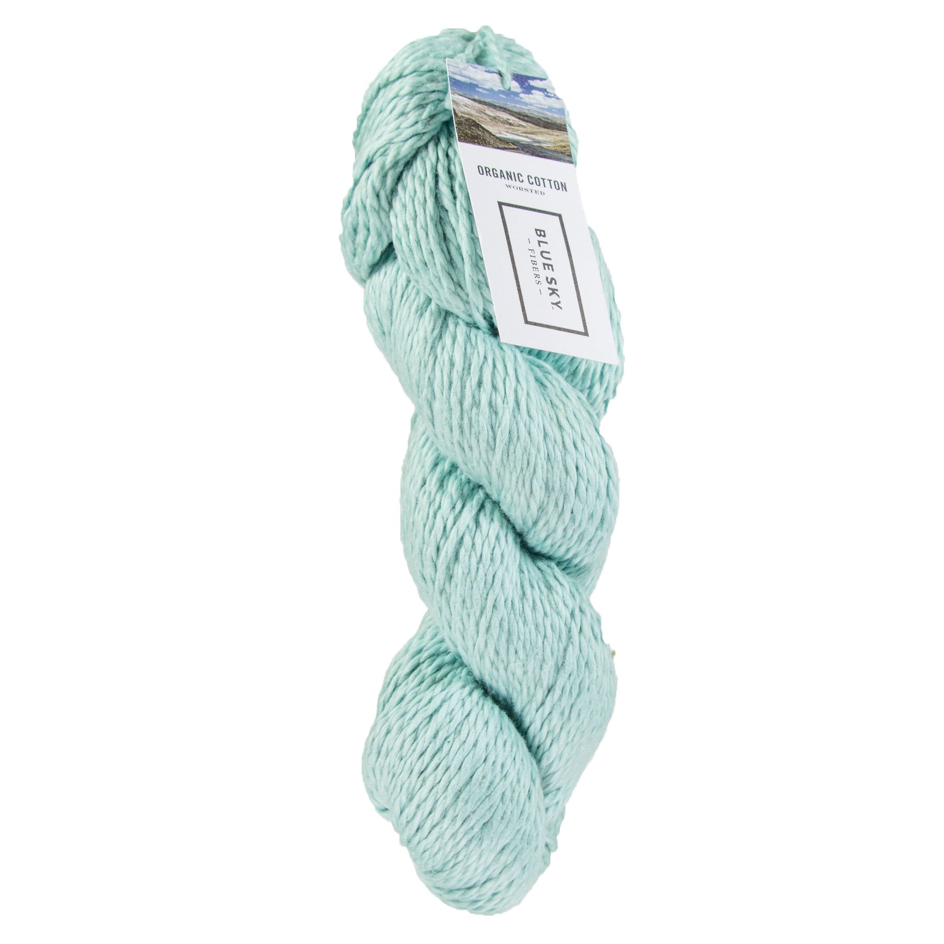 Blue Sky Fibers Organic Cotton Yarn - 628 - Azul - Zoom Image
