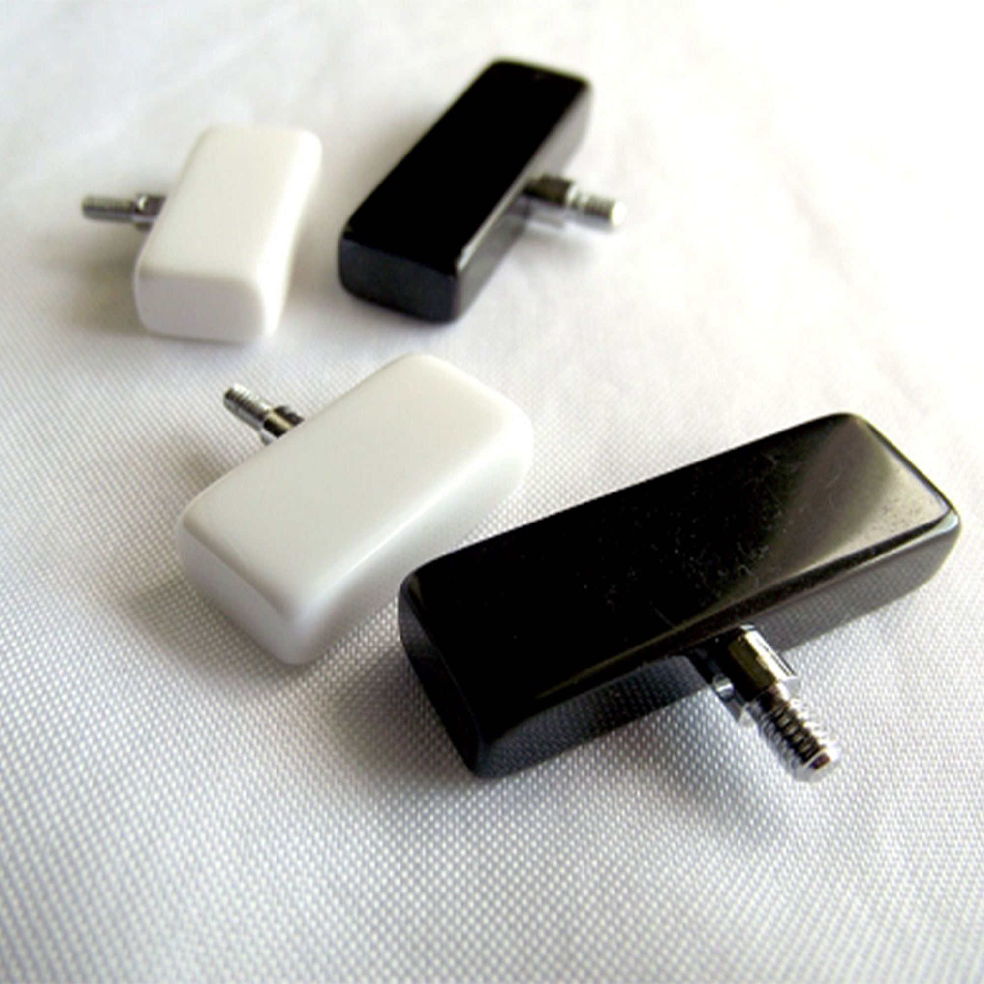 ChiaoGoo End Stoppers - Small [S] - White - Zoom Image