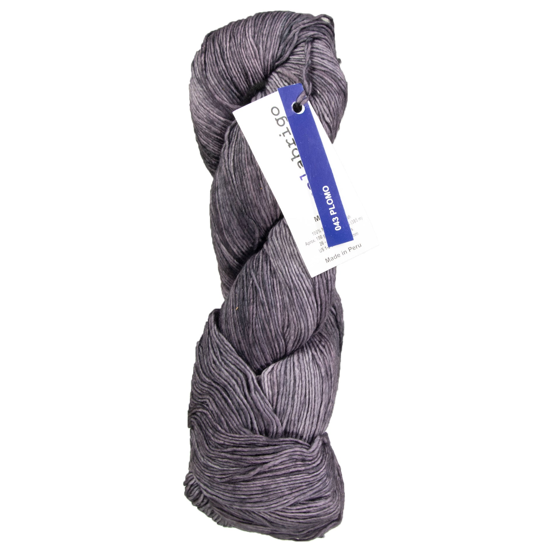 Malabrigo Mechita Yarn - 043 Plomo - Zoom Image
