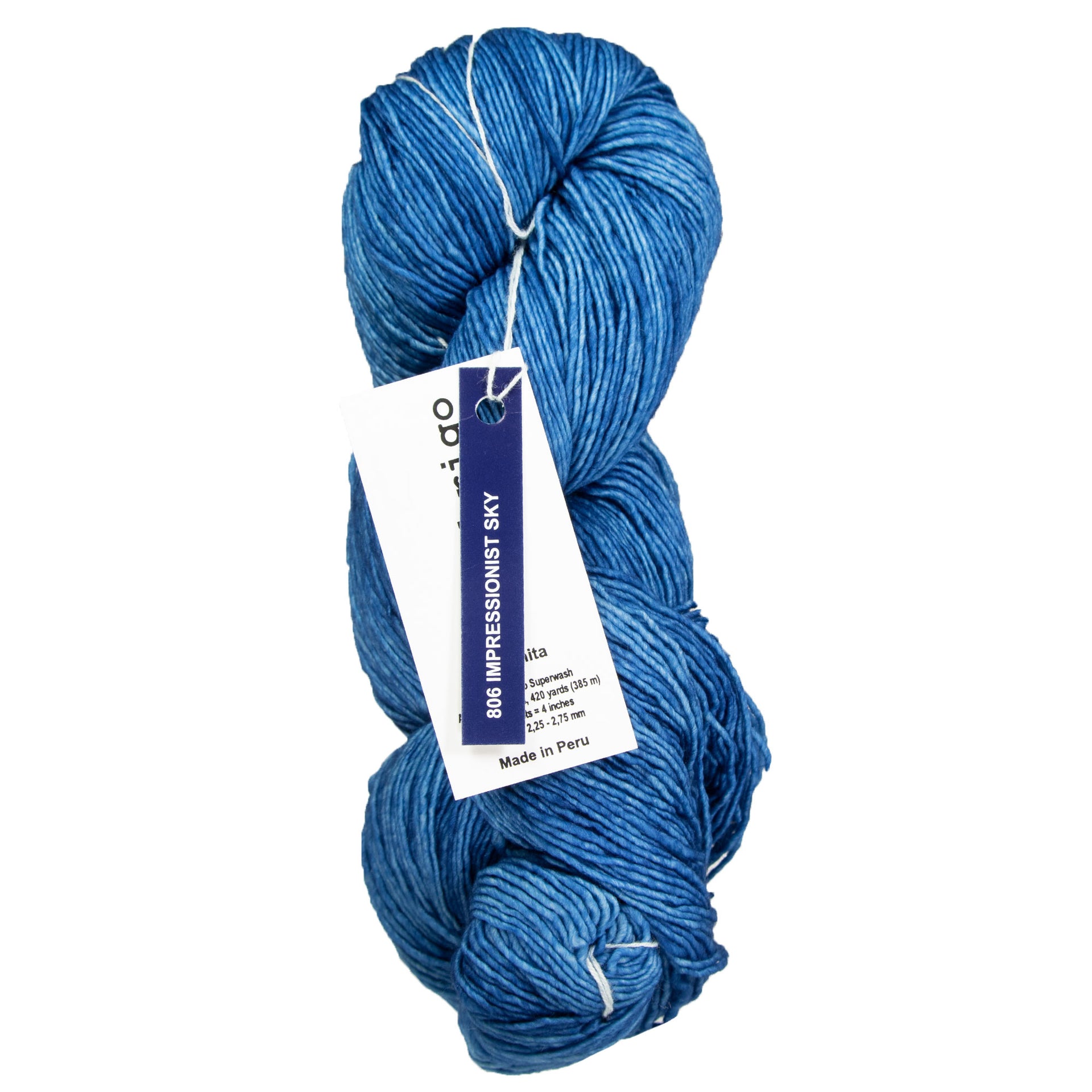 Malabrigo Mechita Yarn - 806 Impressionist Sky - Zoom Image
