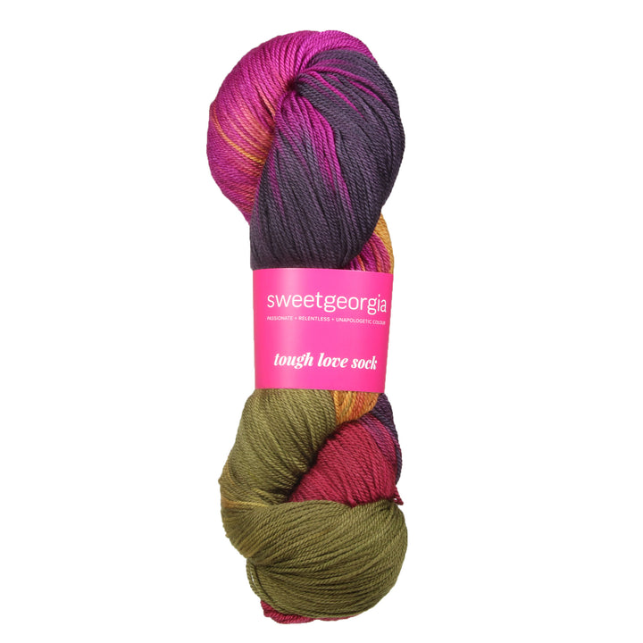 SweetGeorgia Tough Love Sock Yarn - Tapestry - Zoom Image