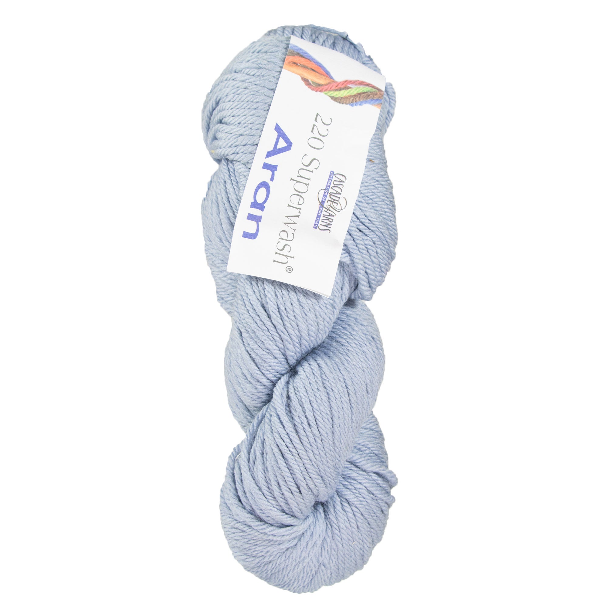 Cascade Yarns 220 Superwash Aran Yarn - 0243 Dusty Blue - Zoom Image