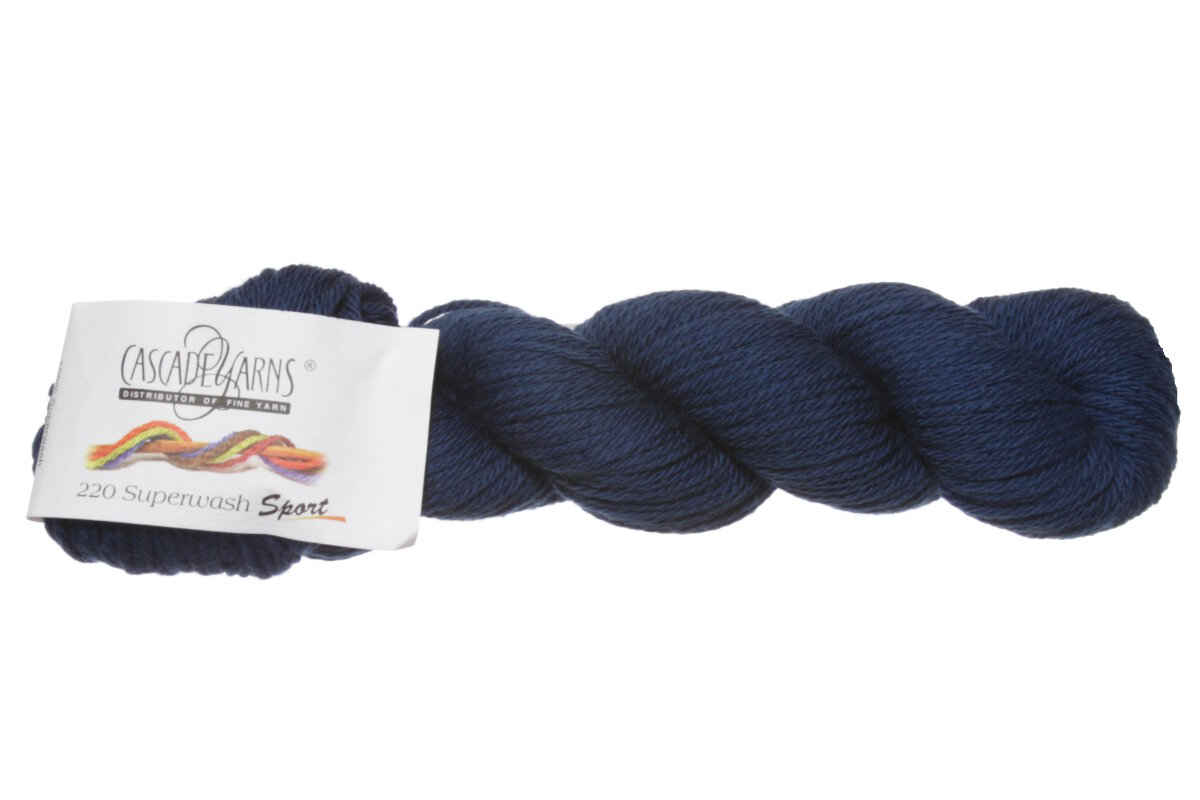 Cascade Yarns 220 Superwash Sport Yarn - 0239 Majolica Blue - Extra Image
