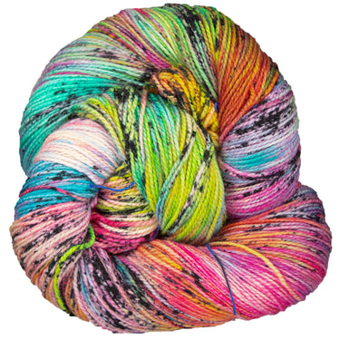 Madelinetosh Tosh Sock Yarn - Electric Rainbow - Zoom Image