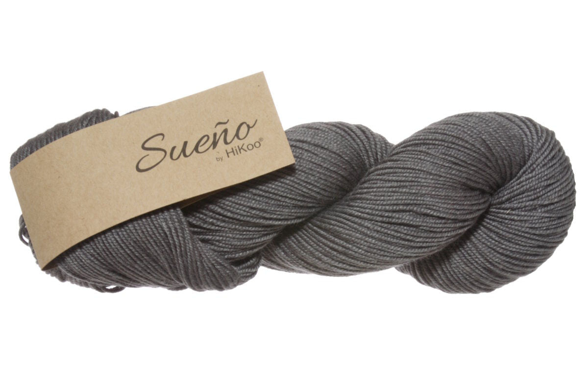 HiKoo Sueno Yarn - 1110 - Grey - Extra Image
