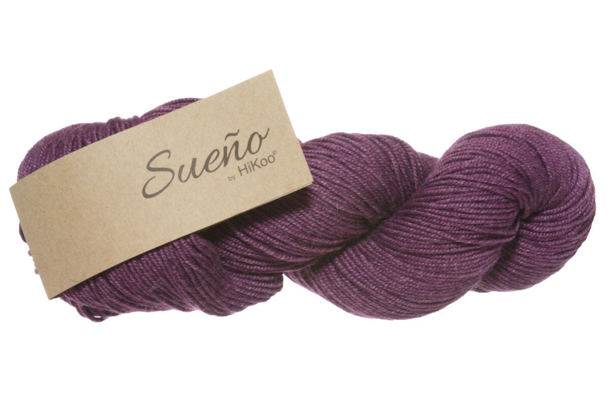 HiKoo Sueno Yarn - 1150 - Plum - Extra Image