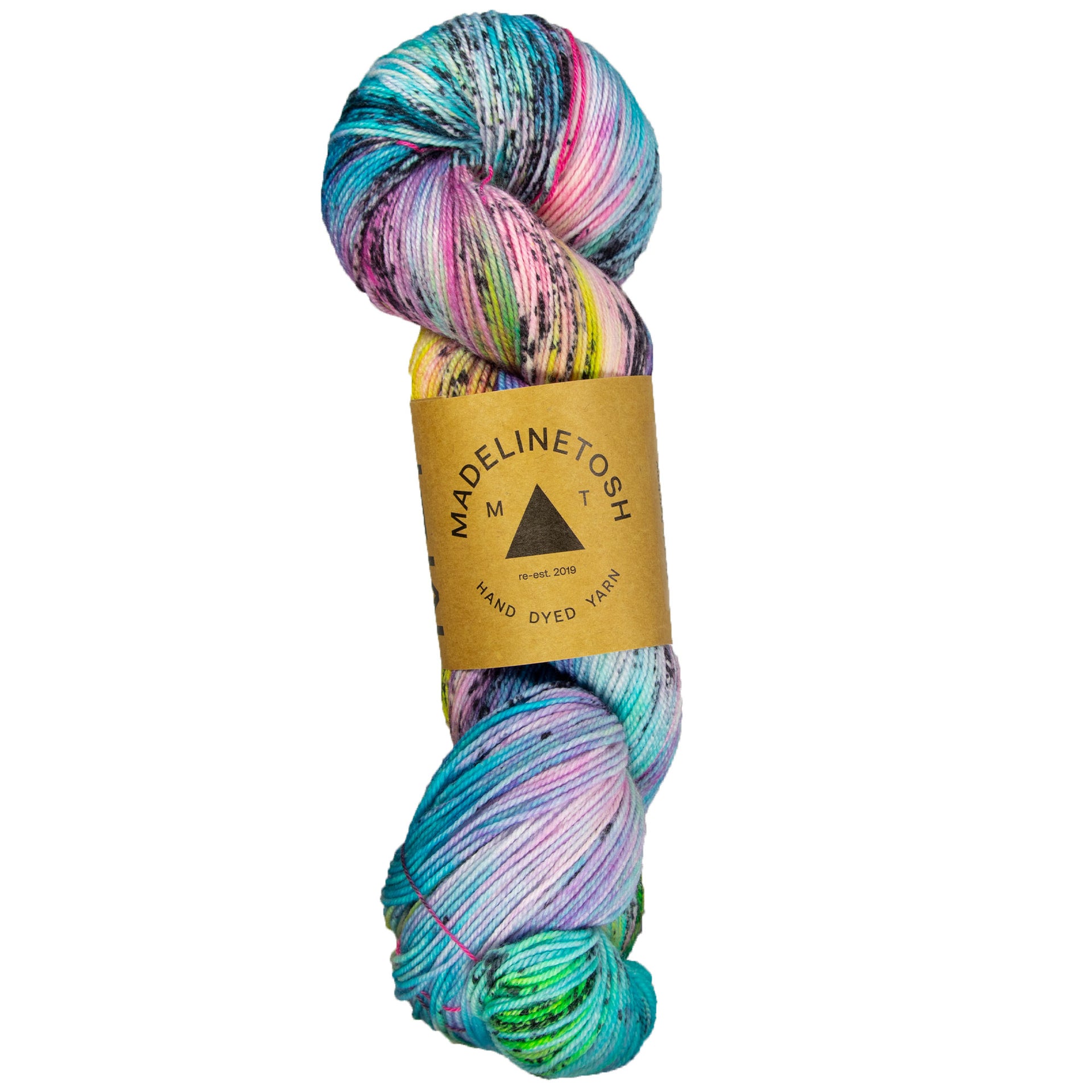 Madelinetosh Twist Light Yarn - Electric Rainbow - Zoom Image
